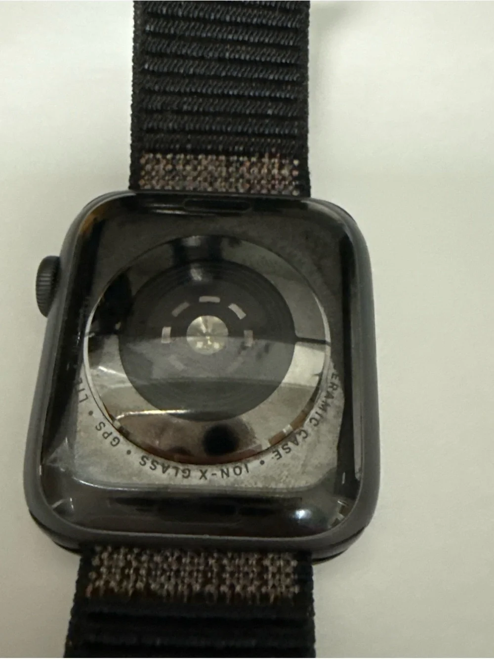 Apple Watch Series 4 Black with Black Nylon Woven Band
